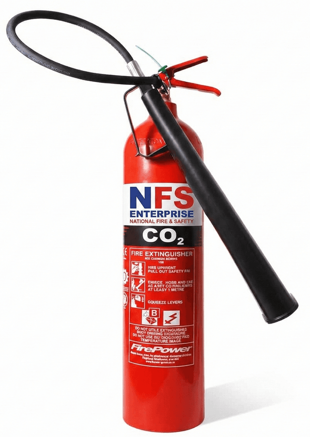 Carbon Dioxide / CO2 Type of fire extinguishe